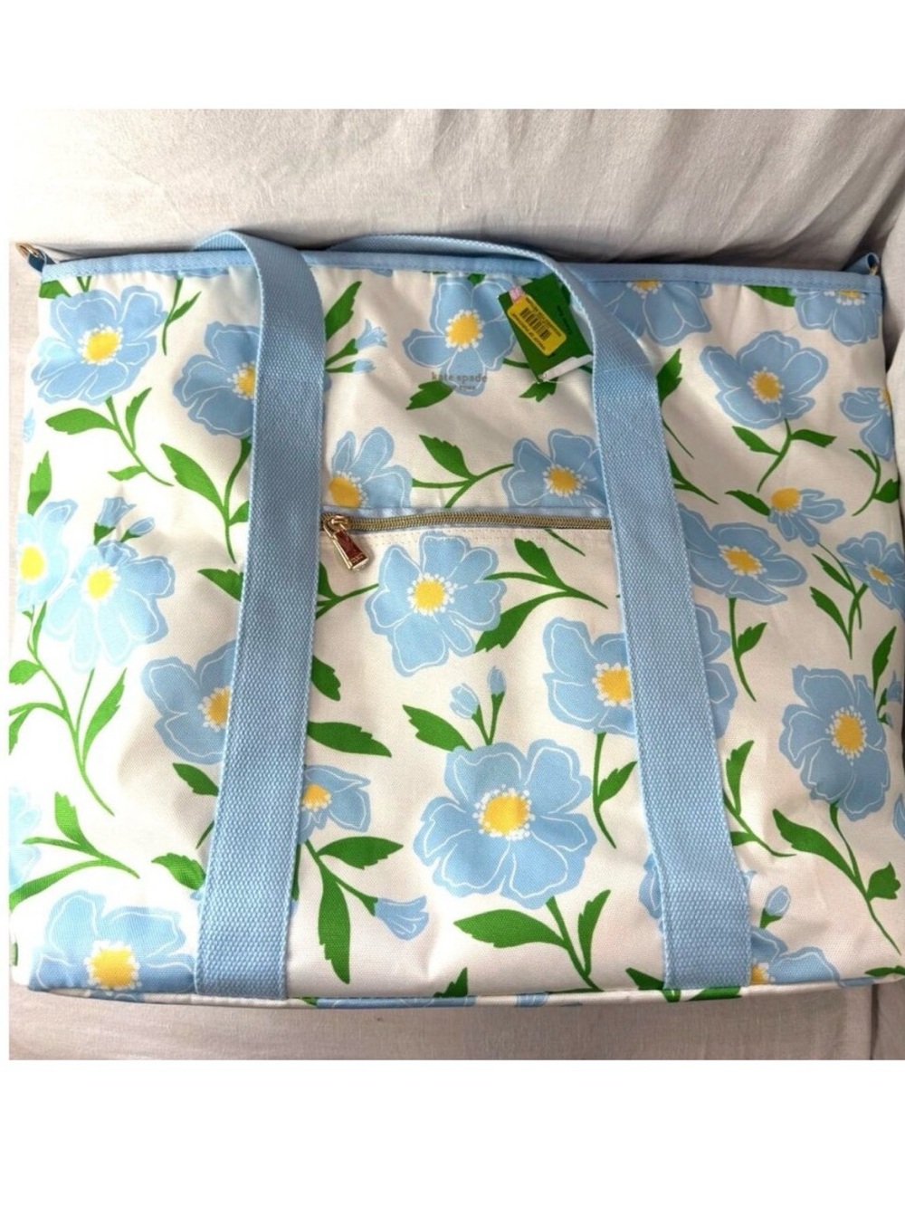 Kate Spade Sunshine Floral Insulated Cooler Tote Beach Picnic Travel - NWT - Picture 2 of 8